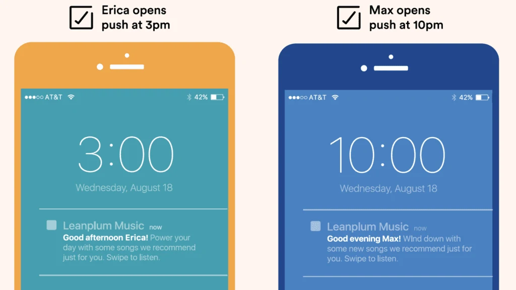Do not send messages at the wrong hours