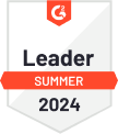 G2 Leader Summer 2024 award