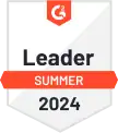 G2 Leader Summer 2024 award