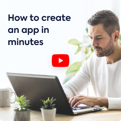 How to create an app in minutes