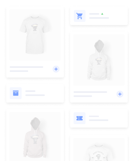 Collage of WordPress app screens with posts and product pages.
