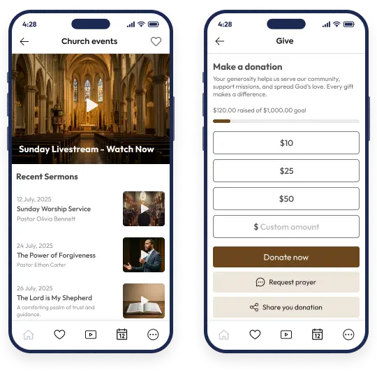 Church app illustration
