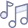 Music streaming icon