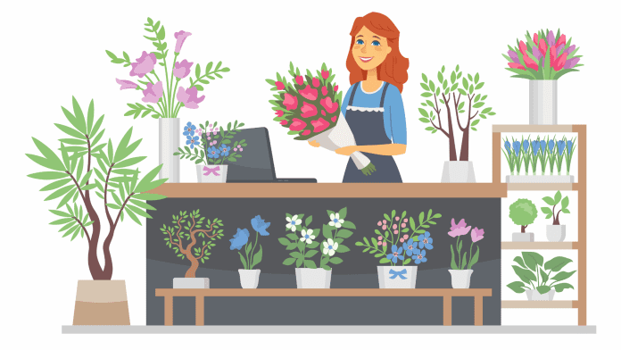 Florist store mobile app