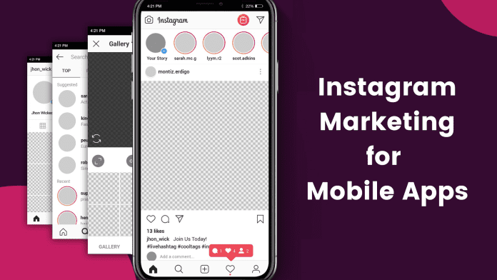 Instagram marketing for mobile apps