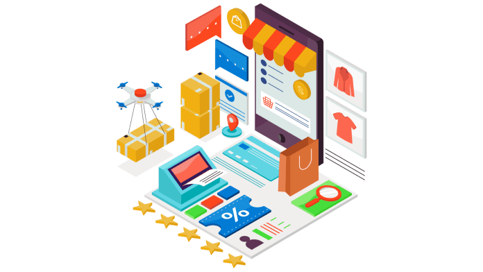 Build online shopping app