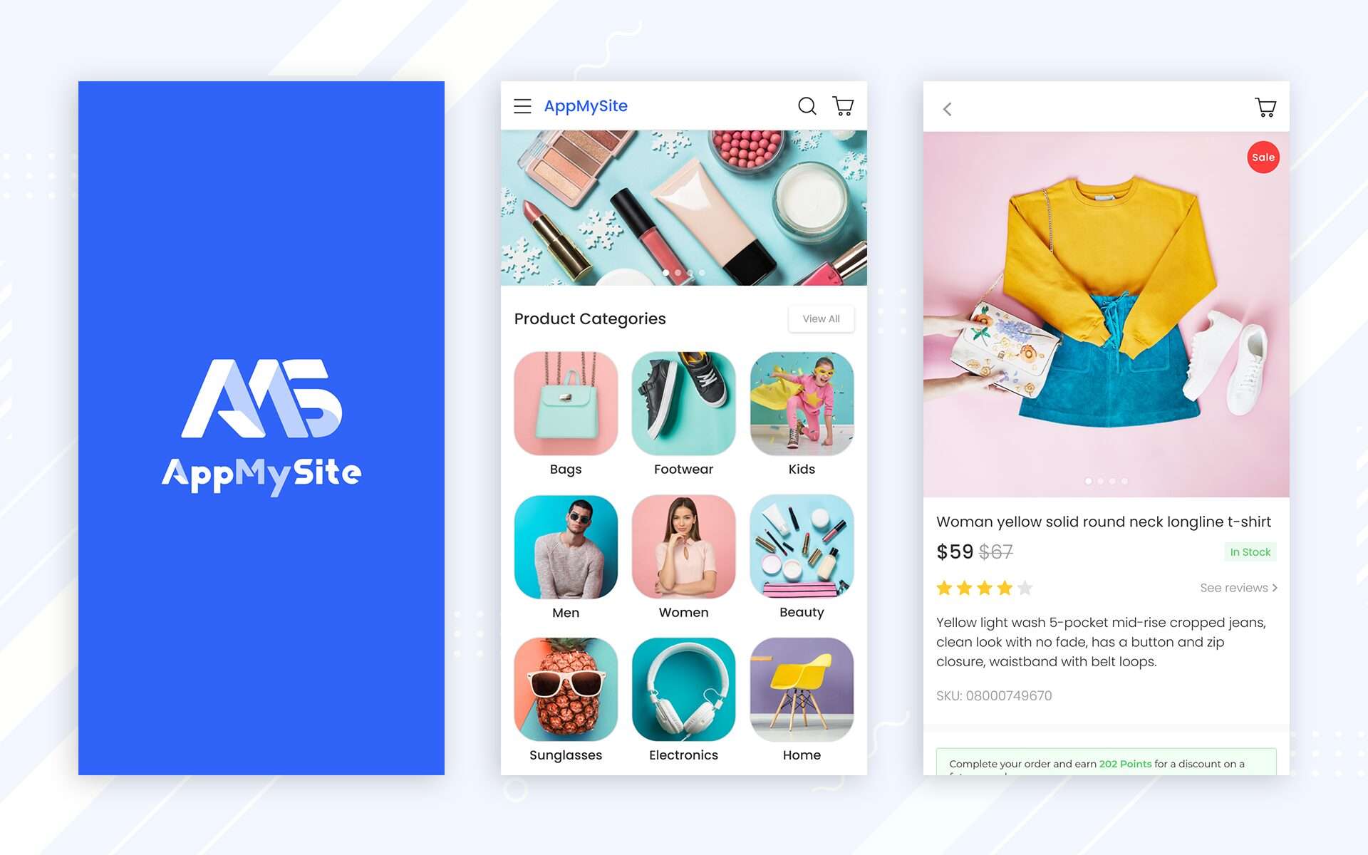 AppMySite presenta una interfaz de aplicación móvil renovada