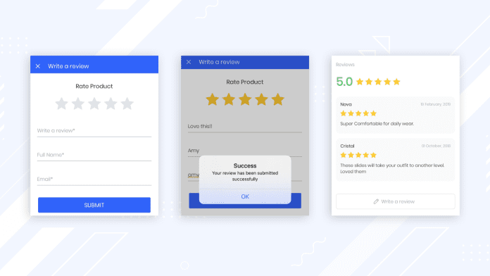 AppMySite user review feature