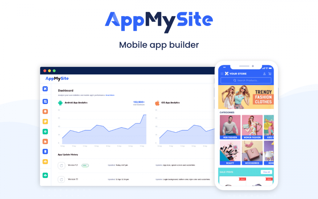How does AppMySite simplify app design?