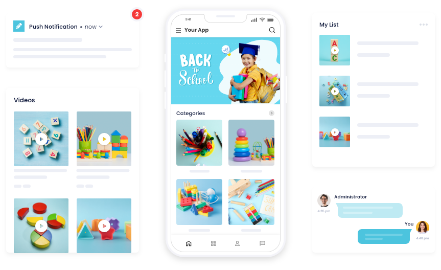 Education app builder - AppMySite