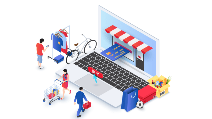 e-store for online shopping
