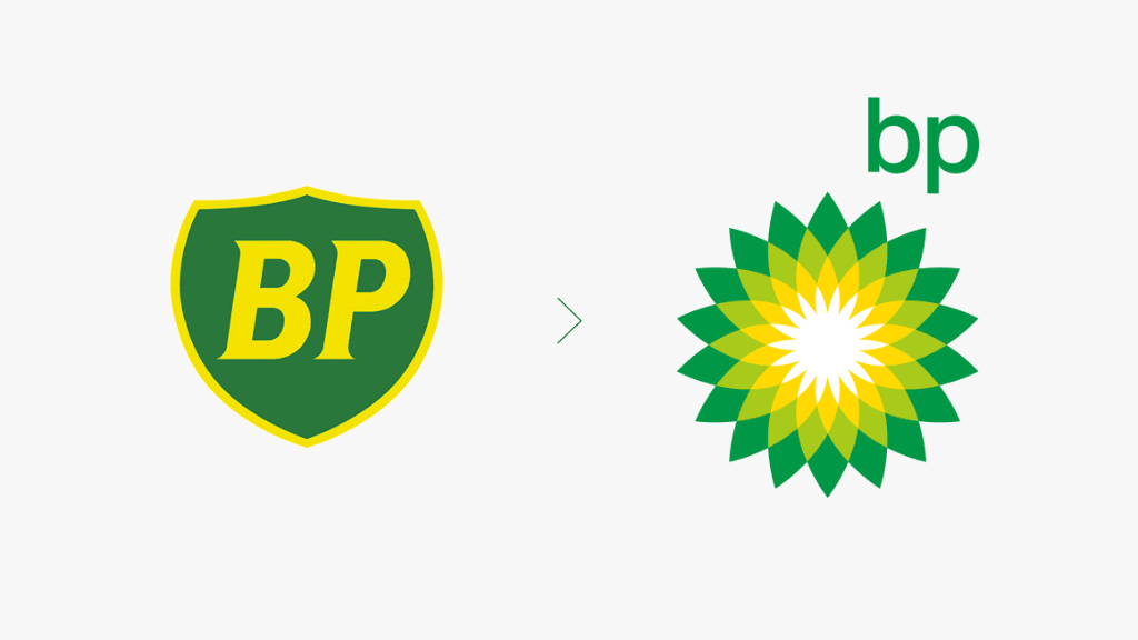 BP logo transformation rebranding failure 