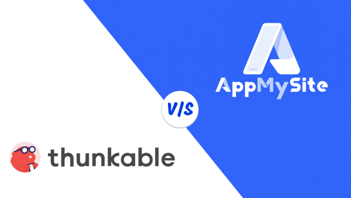 AppMySite vs Thunkable