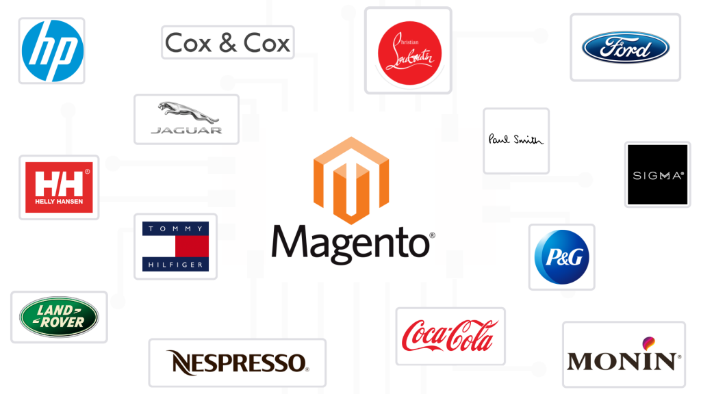 Brands using magento