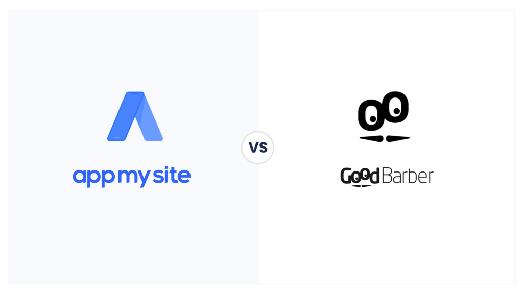AppMySite frente a Good Barber