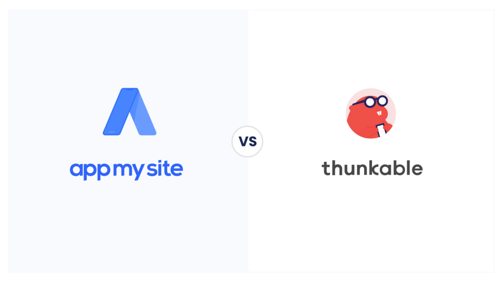 AppMySite frente a Thunkable
